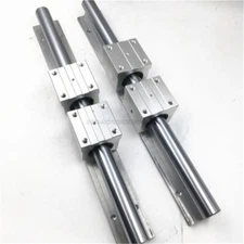 SBR20 Cylinder Linear Rail 2Pc New Optical AXIS/4PC SBR20UU Slider 20Mm L1500 rp