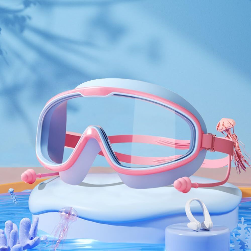 Kids Swimming Goggles, Anti-Fog HD Protection Eyes Cover