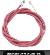 NEW PINK BRAKE CABLE FOR BICYCLE HAND BRAKES(MOST COLORS)