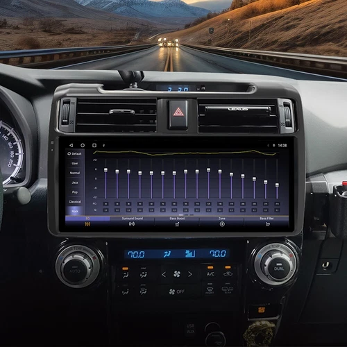 Radio de coche para Toyota 4Runner 2009-2021 9" Android 13 Carplay GPS navegación BT 4+64G - Imagen 2 de 16