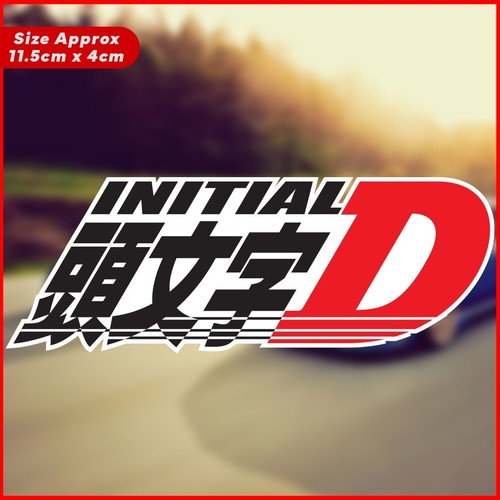 Initial D Sticker Anime Manga Jdm Car Laptop Mancave Fridge Tool Box ...