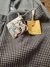 NOS Vintage Glenayr Kitten Houndstooth Pants Sz S M Made In Canada READ