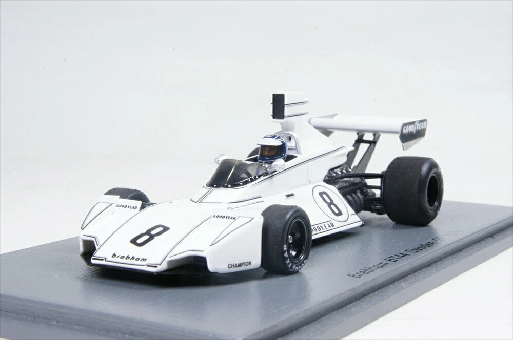 Spark S4786 1/43 Brabham BT44 Ford #8 Swedish GP 1974 White Resin New From  Japan