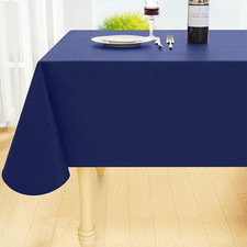Rectangle Table Cloth 60X84 Inch, Waterproof Wipeable Vinyl Tablecloths Protecto