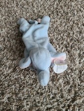 Retired TY Peanut Beanie Baby, 1995, PVC Pellets RARE WITH ERRORS