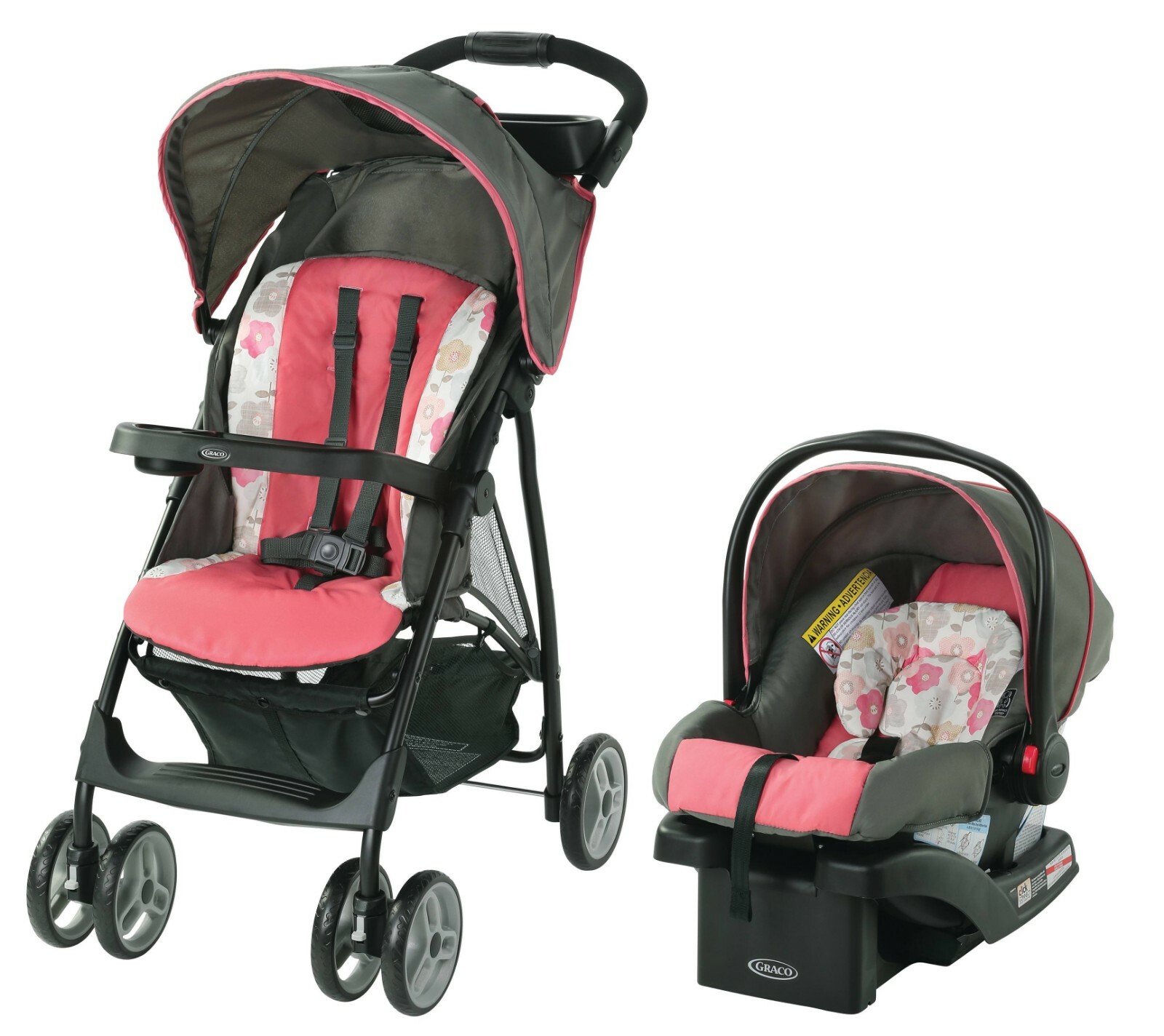 graco walker pink