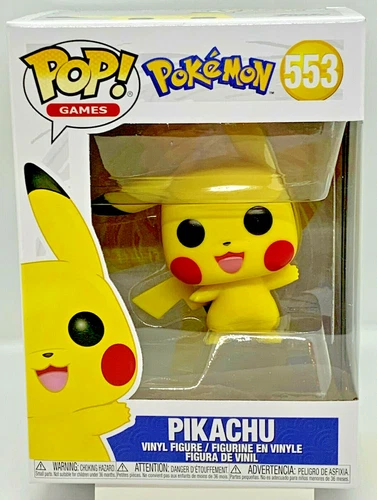 Pokemon Pikachu Waving Pop #553 Funko Games 2019