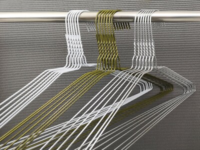 Draht Metall Kleiderbügel Anzugbügel Hosenbügel Kleidung weiß silber bronze 10-100