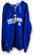 Chris Perez 2014 Player Worn Hoodie Sweatshirt Jacket Dodgers MLB EK648007 2XL