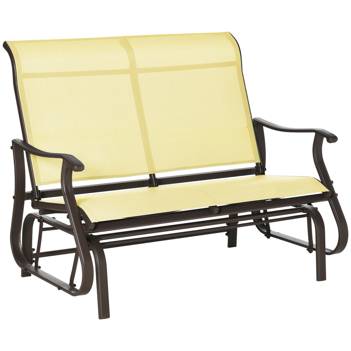 Outdoor Glider Bench Patio Loveseat Porch Rocking Chair for