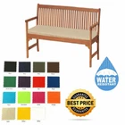 OUTDOOR 2 3 4 SEATER BENCH PAD WATER RESISTANT FABRIC GARDEN  SEAT CUSHION
