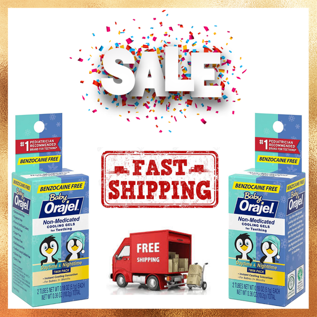orajel baby daytime nighttime  medicated cooling gels  teething