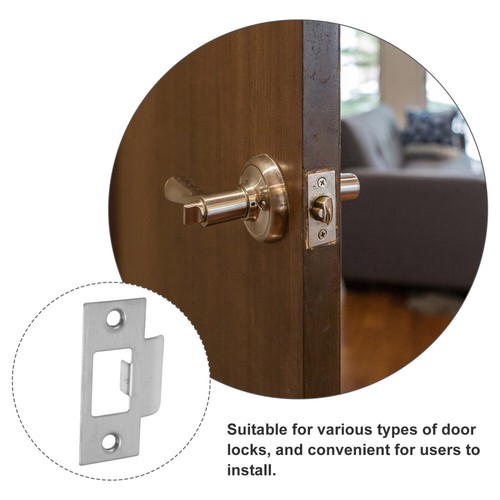 4 Pcs Cam Block Deadbolt Reinforcement Plate Door Striker Plates - Picture 5 of 12
