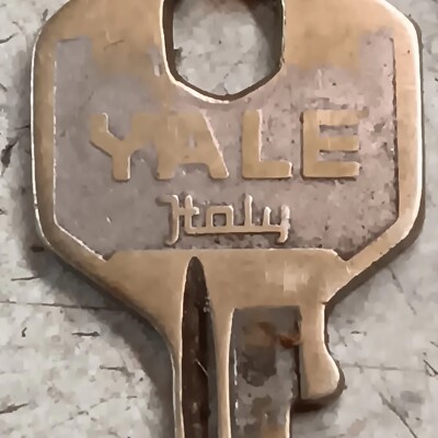 Vintage Yale Holy Key. 1st Ive Ever Seen..