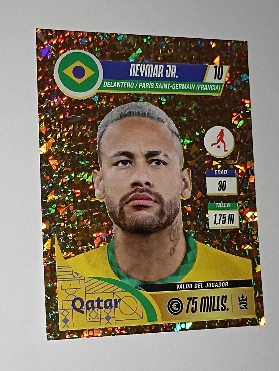 Panini Neymar Jr. Gold Xtra World Cup Qatar 2022 New Excellent Conditions