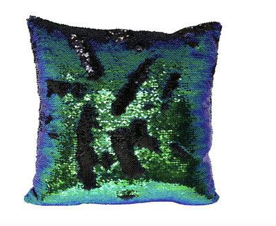 mermaid sequin throw