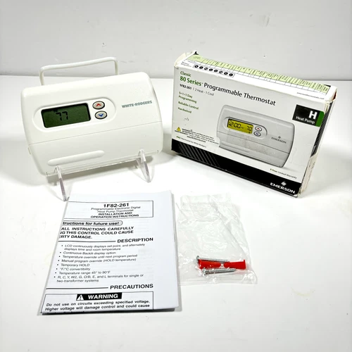 Emerson Classic 80 Series Heat Pump 2H/1C Programmable Thermostat 1F82-261