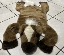 Vintage 1998 Manhattan Toy Company Winnie Horse Playmat Kids Rug Laying Plush