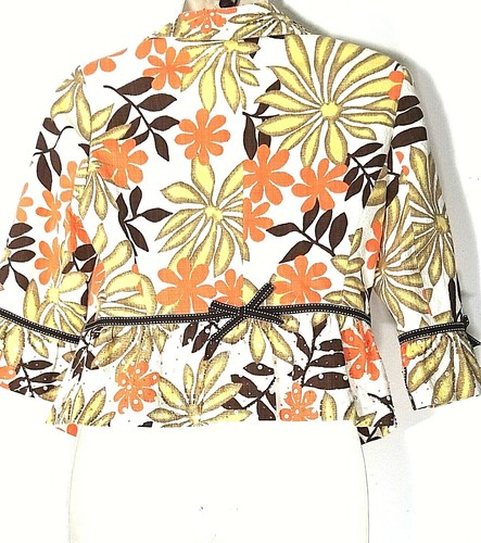 CLASSIQUES ENTIER NORSTROM WOMENS FLORAL SEQUINS BEADED BLAZER JACKET XXS NEW - Picture 2 of 12