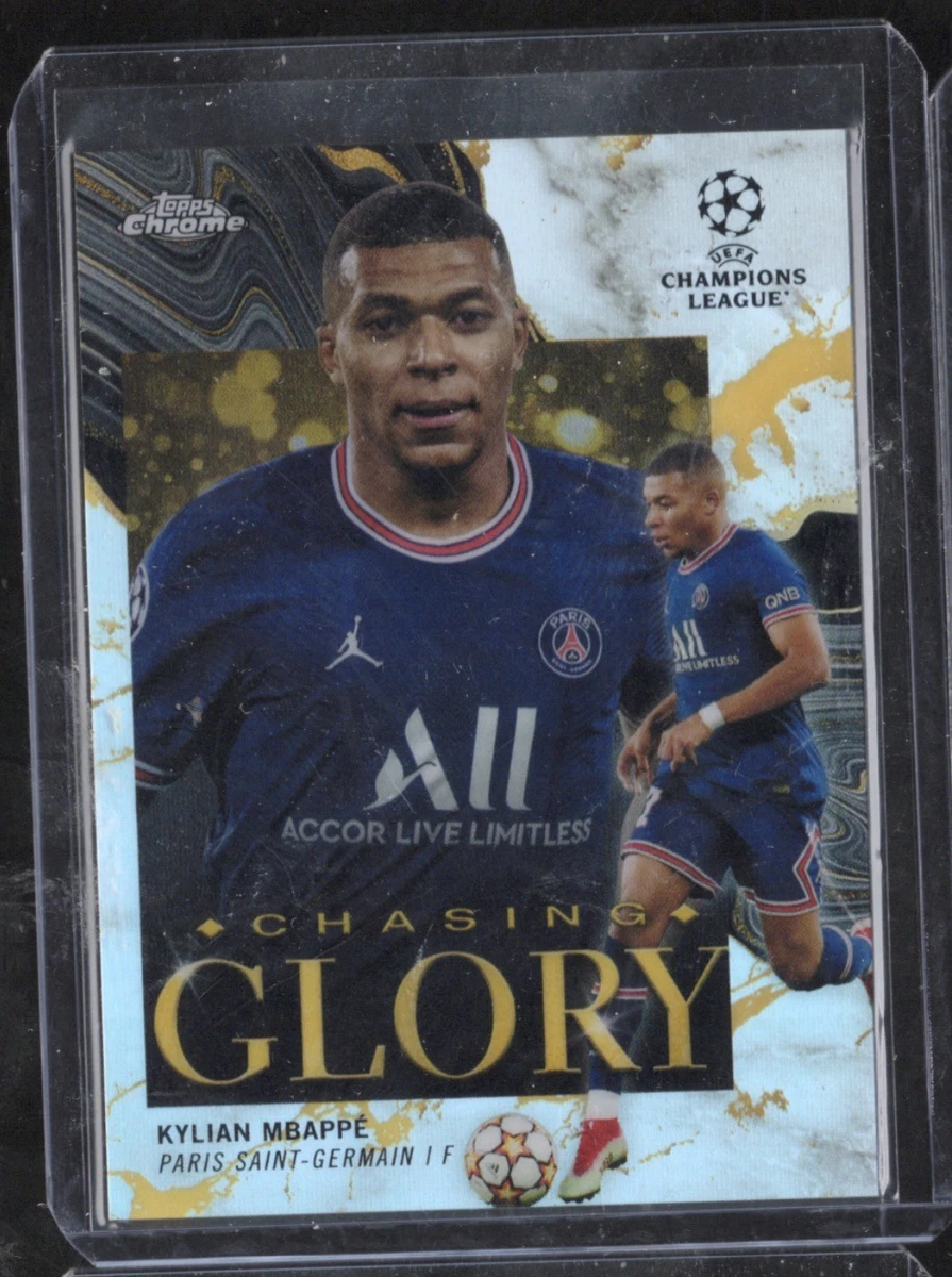 2021-22 Topps Chrome Uefa Champions League - Kylian Mbappé #CG-15
