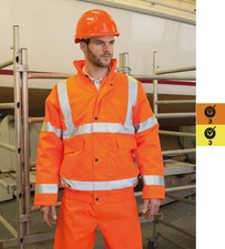 Result Core High Viz Winter Blouson R217X EN471 Classe 3 Strisce Riflettenti
