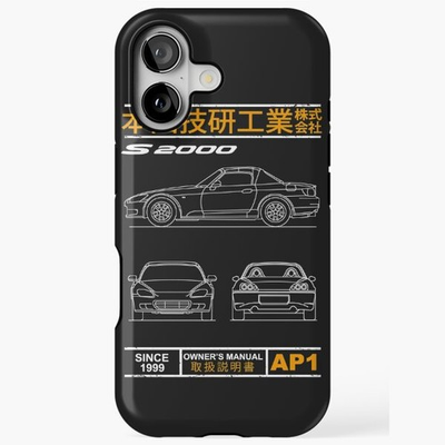 #ad Honda S2000 Blueprint Car Art iPhone Tough Case $20.89