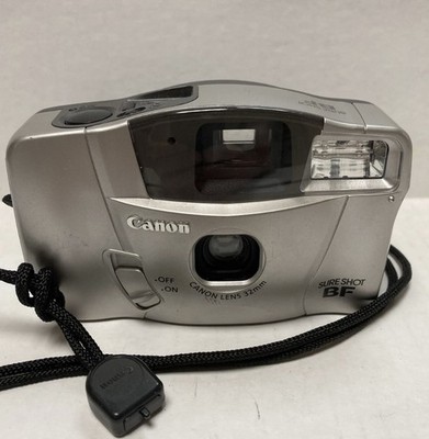 CANON Sure Shot BF Big Finder / Prima BF-9S 35mm P&S Film Camera TESTED Working*