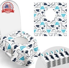 30 Pack Toilet Seat Covers Disposable, Large Waterproof Potty Covers for Toddler