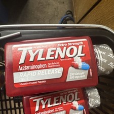 Tylenol Extra Strength Rapid Release Gels 500 mg - 290 gels Exp: 10/26