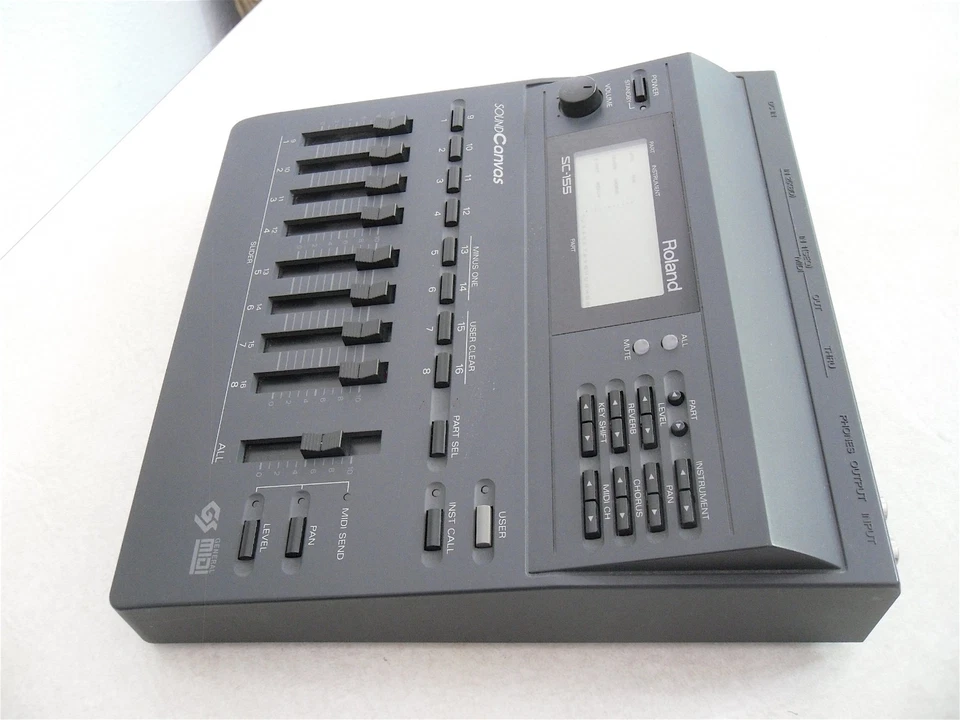 Roland Sound Canvas SC-155 Sound Module Expander Desktop version mit Fadern! - Bild 4 von 4