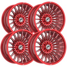 Set Of 4 Xf Off-road Xf-231 20x9 5x55x5.5 0mm Redmilled Wheels Rims Set Of 4 Xf Off-road Xf-231 20x9 5x55x5.5 0mm Redmilled Wheels Rims