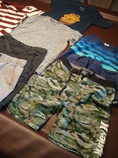 Boys 10/12 Clothing Lot 9 Pc . Great For Summer/ Camp. Great Shape.