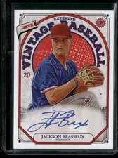 2023 Onyx Vintage Extended Jackson Brasseux Blue Signatures #OAJB