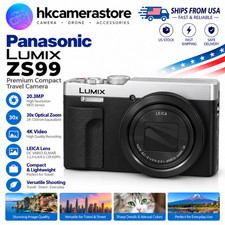 Panasonic Lumix TZ99/ZS99 Digital Camera Silver SD English language 30X Optical
