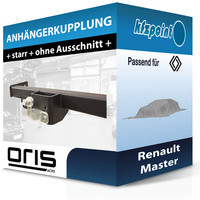 Oris AnhäNgekupplung Starr Passend für Renault Master 11.2003-03.2010 Neu