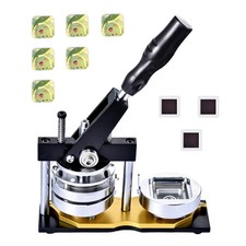 2inch 50mm Square Fridge Magnet Making Machine Kit + 100 Sets Magnet Consumables