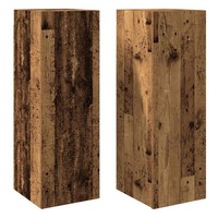 Tv-Schr?Nke 2 Stk. Altholz-Optik 30,5X30X90 Cm Holzwerkstoff