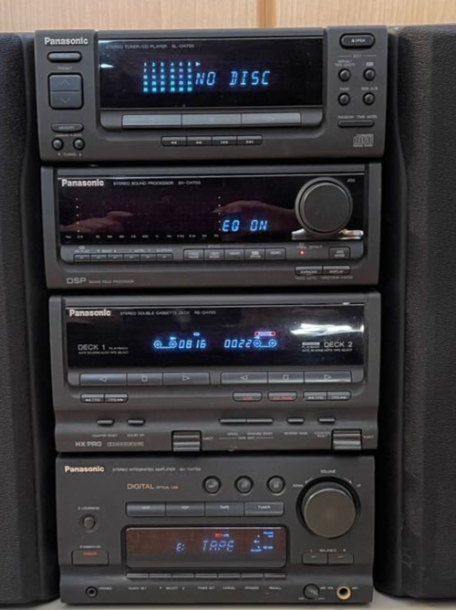Panasonic / Technics SC-CH700 CD + Cassette Stereo System – Fully
