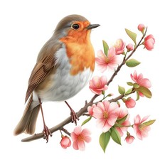 3x Sticker Robin Car Sticker 9x9cm Motif Mix Bird Garden Nature Cute Set