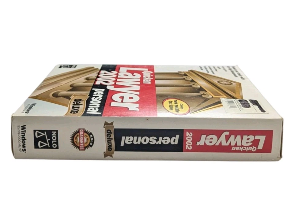 Quicken  Lawyer 2002  Personal Deluxe  For Windows 95/98/2000/ME/XP NEW UNOPENED - Image 3 of 4