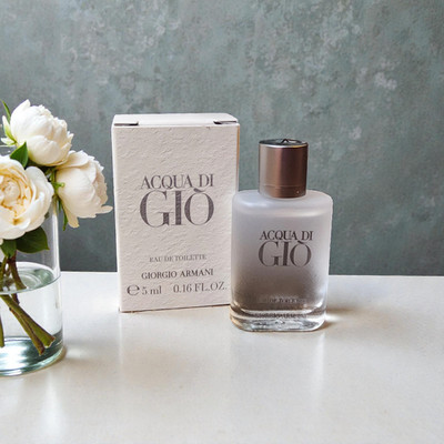 Giorgio Armani Acqua Di Gio Eau De Toilette 5 ml .16 oz Travel Size Dabber NIB