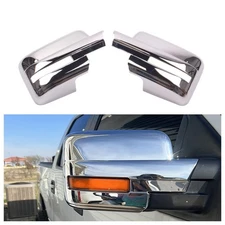 Chrome Plated Full Mirror Covers Caps Compatible with 2009-2014 Ford F150 2 D...