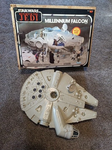 Vintage Kenner Star Wars Millennium Falcon Spaceship 39110 w/ Box, Instructions+