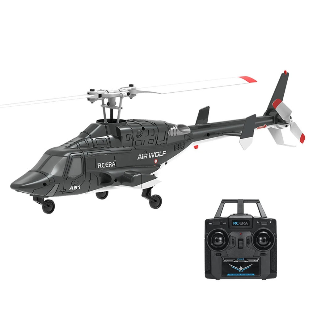 Helicopter RC ERA A61 Airwolf 2.4G 4CH 6-Axis Gyro 1:53 Scale with
