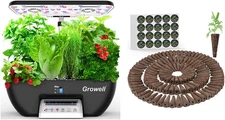 17 Pods Hydroponics Growing System Kit & 240 Pcs Hydroponic Pods Kit