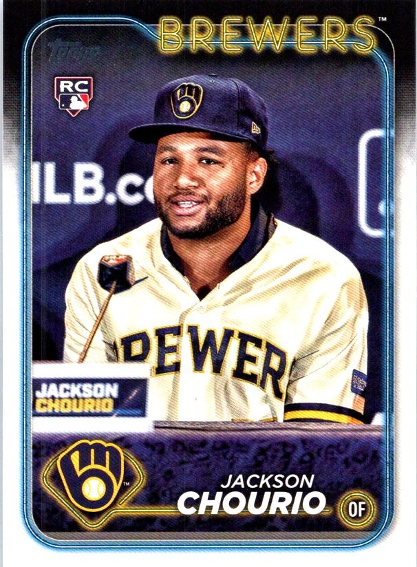 2024 Topps #698 Jackson Chourio Rookie Variations