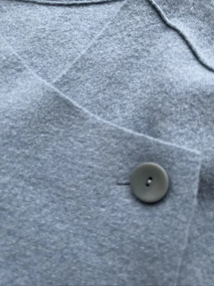 OSKA Moessmer Boiled Virgin Wool Short Jacket Blue, Size 3 UK (14-16) - Image 2 of 4