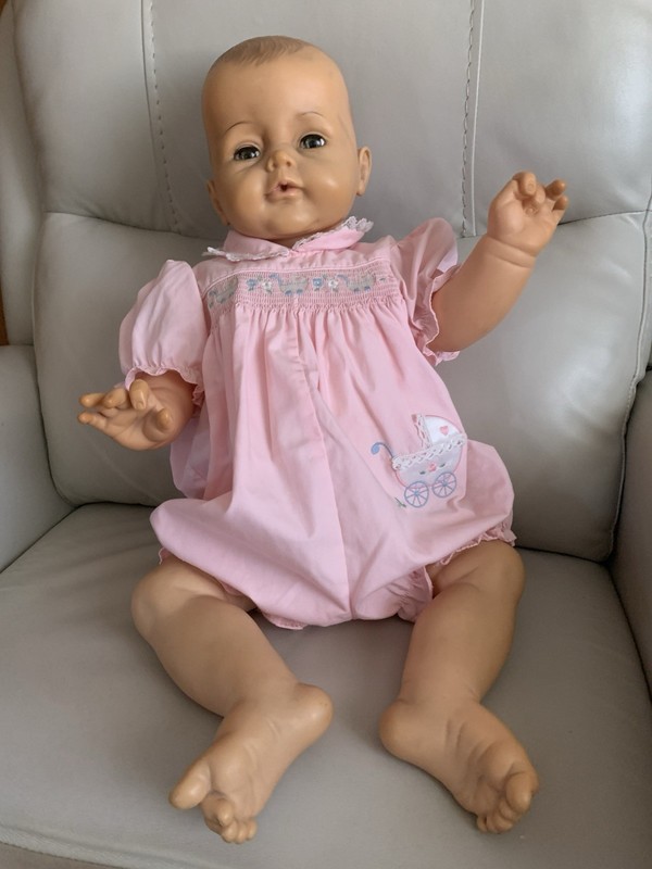 Vintage 1960’s Huge Ideal Bye Bye Baby Doll Playpal Well Loved TLC