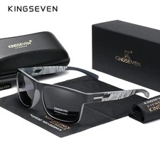 Genuine KINGSEVEN New 2024 Brand Design Men's Glasses Polarized Sunglasses Women