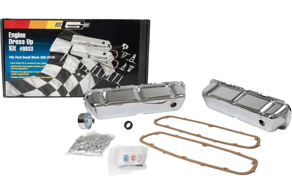 Mr. Gasket Engine Dress Up Kit Fit 1965-85 Ford LD Trucks 1964-85 Ford Cars 9833 - Image 2 of 4